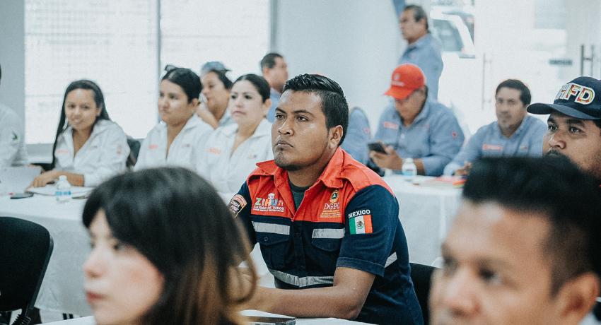 Gobierno de Lizette Tapia Castro trae capacitación en materia de protección civil para varias de sus áreas