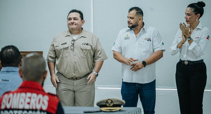 Gobierno de Lizette Tapia Castro trae capacitación en materia de protección civil para varias de sus áreas