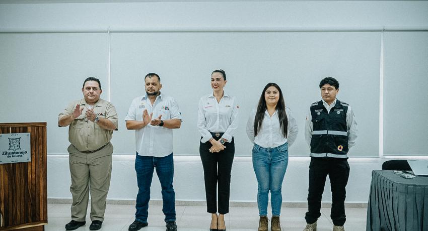 Gobierno de Lizette Tapia Castro trae capacitación en materia de protección civil para varias de sus áreas