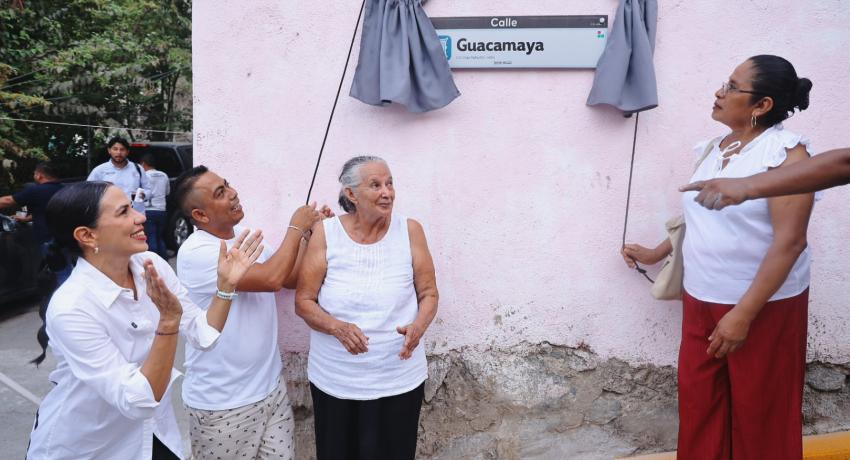 Arranca la construcción de dos andadores en la colonia Paraíso Limón.
