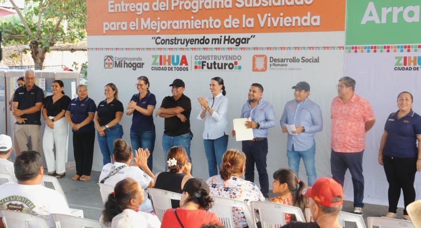 Gobierno municipal continúa llevando obras y apoyos que mejoran la calidad de vida en comunidades