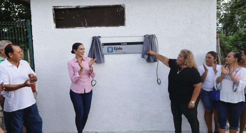 La obra pública impulsa el desarrollo de Pantla: Lizette Tapia