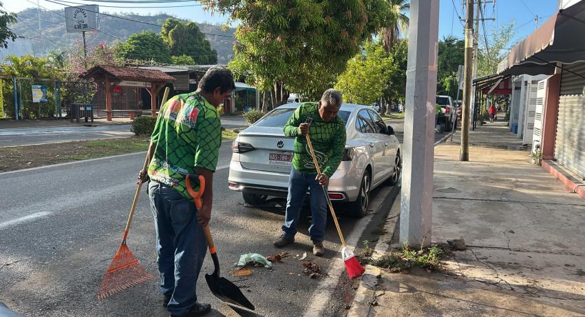 Servicios Públicos intensifica trabajos de limpieza al registrarse las primeras lluvias de la temporada