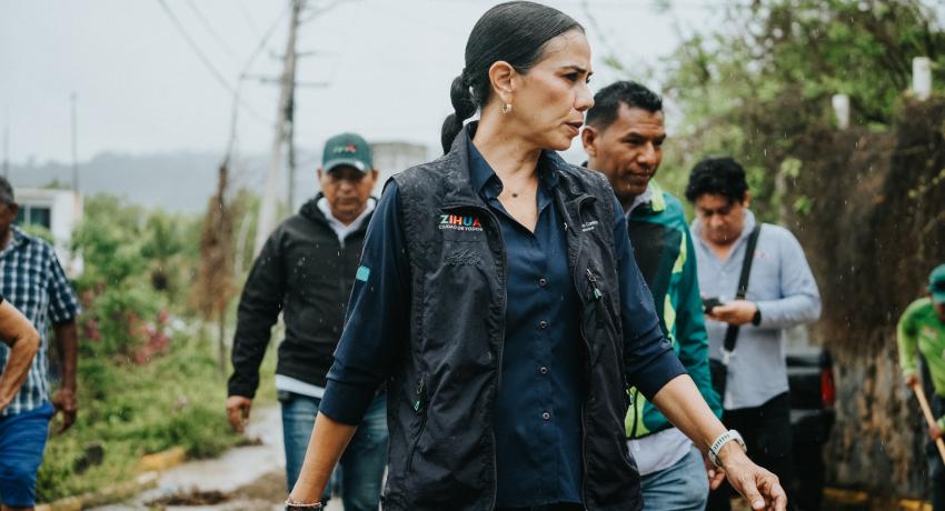 Servicios Públicos realiza limpieza en colonias de la parte alta