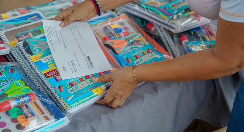 Bazar Escolar llega a las localidades del municipio