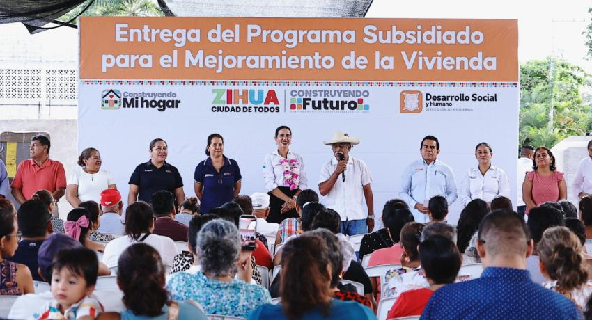 Programa Construyendo Mi Hogar llega a El Coacoyul