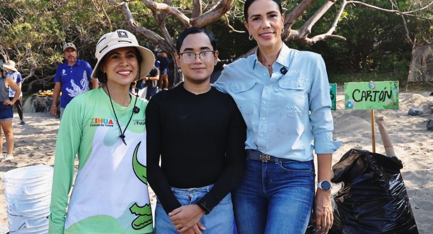 Celebran con campaña de limpieza el aniversario del área protegida en Zihuatanejo