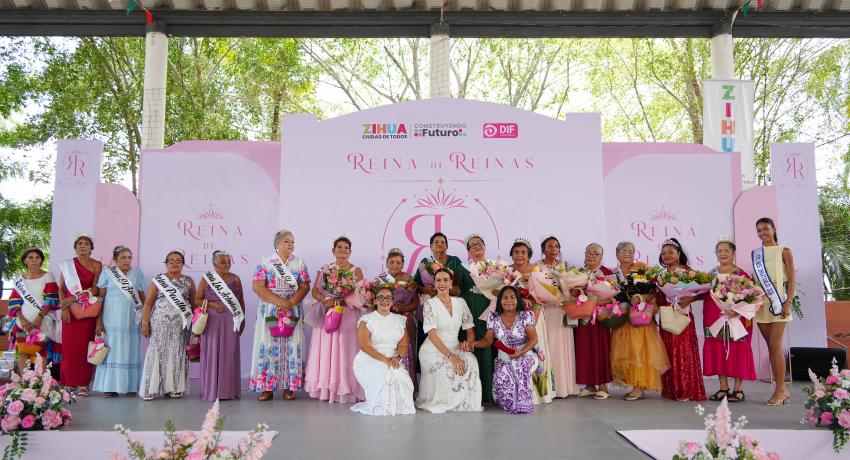 El Gobierno de Zihuatanejo realizó el Concurso Reina de Reinas.