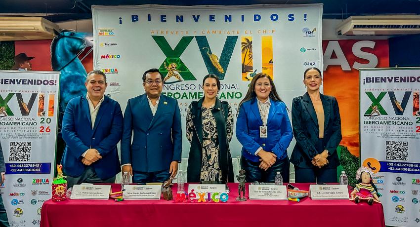 Anuncia Lizette Tapia Castro el XVII Congreso Nacional e Iberoamericano de Guías de Turistas en la CDMX