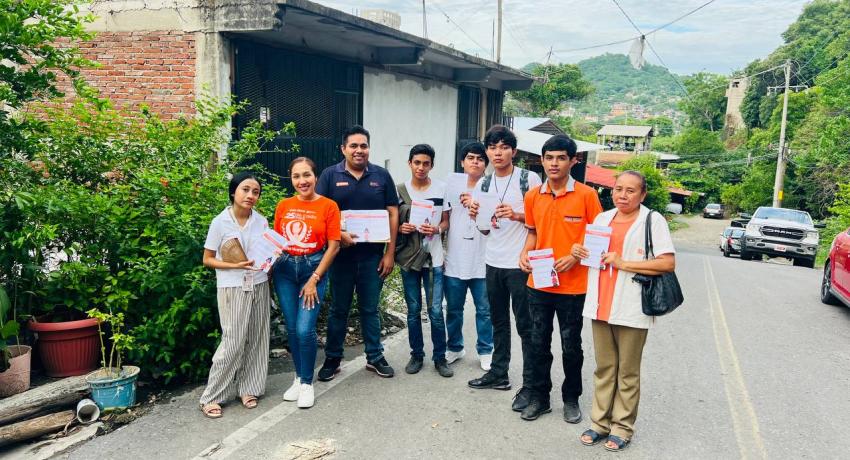 Realiza Gobierno Municipal la “Feria Naranja” en colonias de Zihuatanejo, como parte de las acciones permanentes para prevenir y atender la violencia contra las mujeres