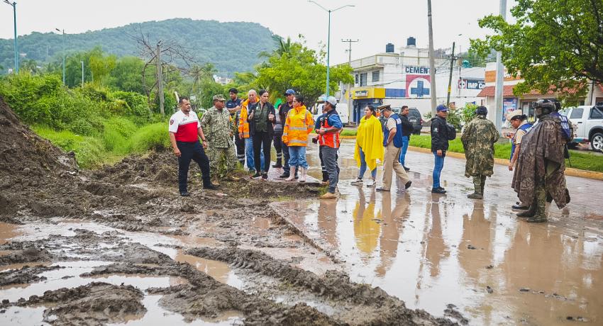 Gobierno de Zihuatanejo mantiene vigilancia ante el huracán Polo
