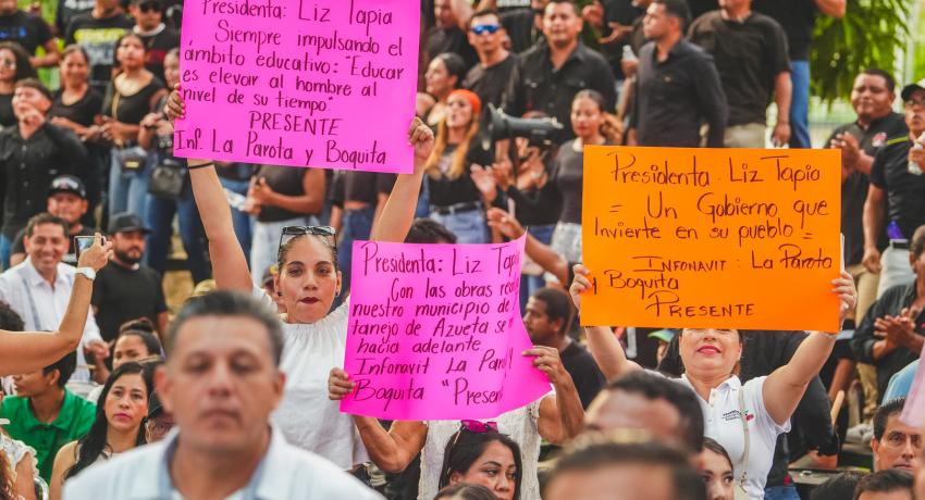 Lizette Tapia rinde 2do Informe de Gobierno ante más de 6 mil personas