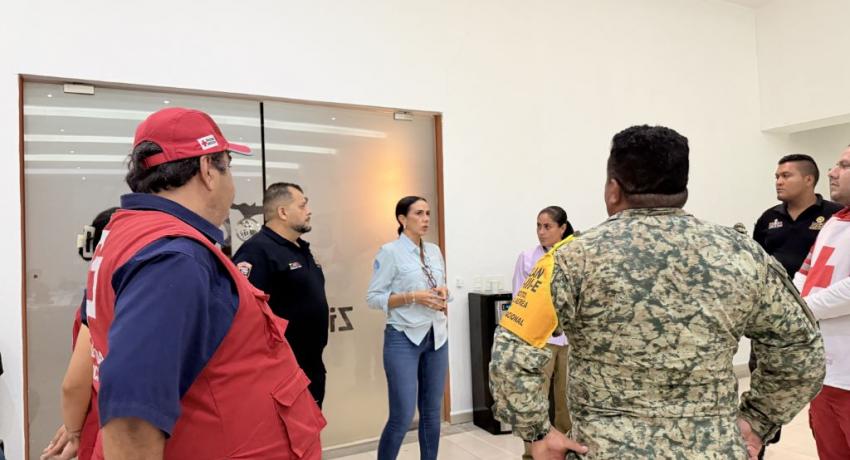 Coordinación y prevención permanente: Zihuatanejo instala Centro de Mando ante el huracán Polo