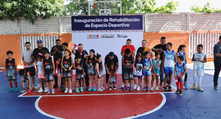 Suma Gobierno de Zihuatanejo dos espacios deportivos al programa “Vamos a jugar”
