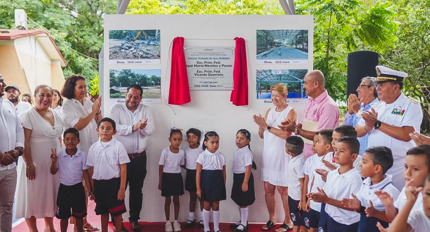 Gobierno de Zihuatanejo inicia el ciclo escolar 2026-2027 con mejores espacios para las niñas y los niños
