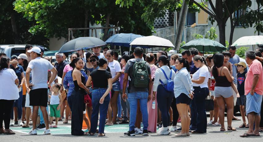 Zihuatanejo participa en el Macrosimulacro Nacional de Sismo