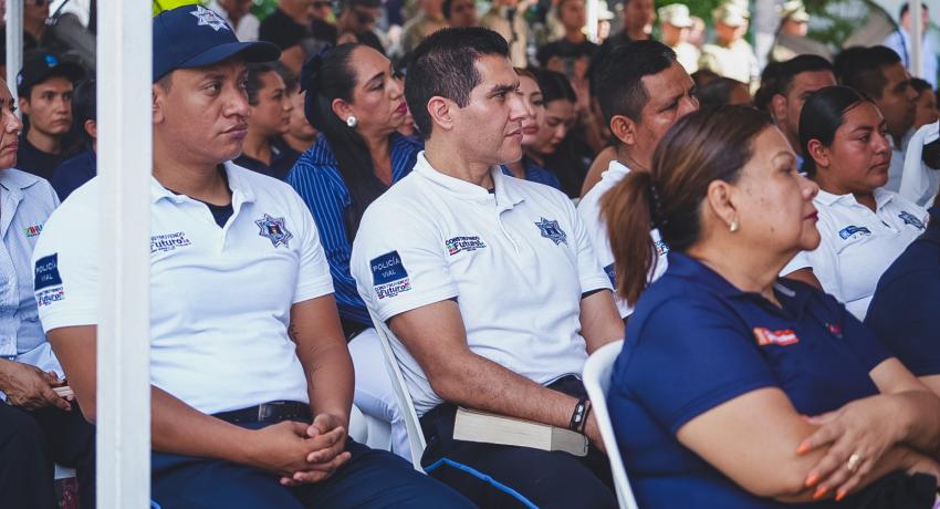 Presidenta Lizette Tapia Castro entrega instalaciones dignas y nuevo parque vehicular a Seguridad Pública