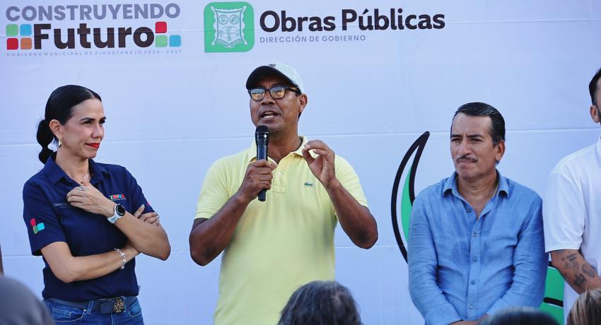 Inicia construcción de parque recreativo en la colonia La Puerta para fortalecer la convivencia familiar