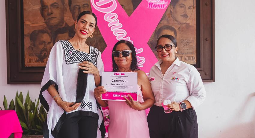 Gobierno de Lizette Tapia Castro fortalece acciones a favor de mujeres con cáncer