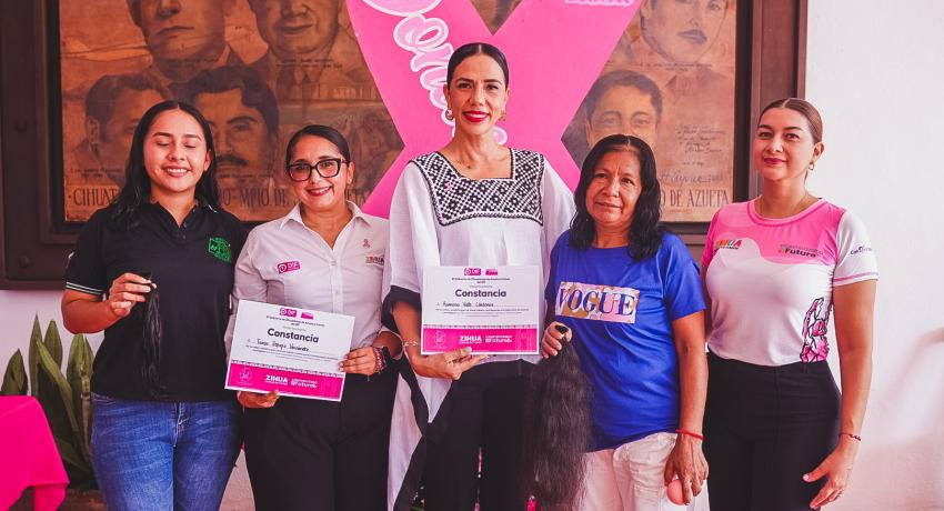 Gobierno de Lizette Tapia Castro fortalece acciones a favor de mujeres con cáncer