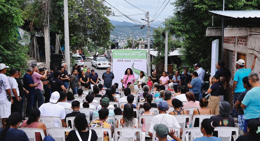 Gobierno de Zihuatanejo arranca construcción del andador Grosella