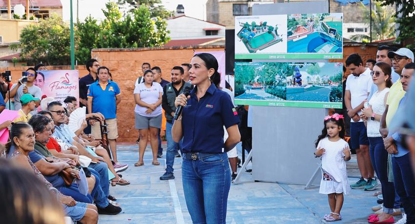 Inicia construcción de parque recreativo en la colonia La Puerta para fortalecer la convivencia familiar